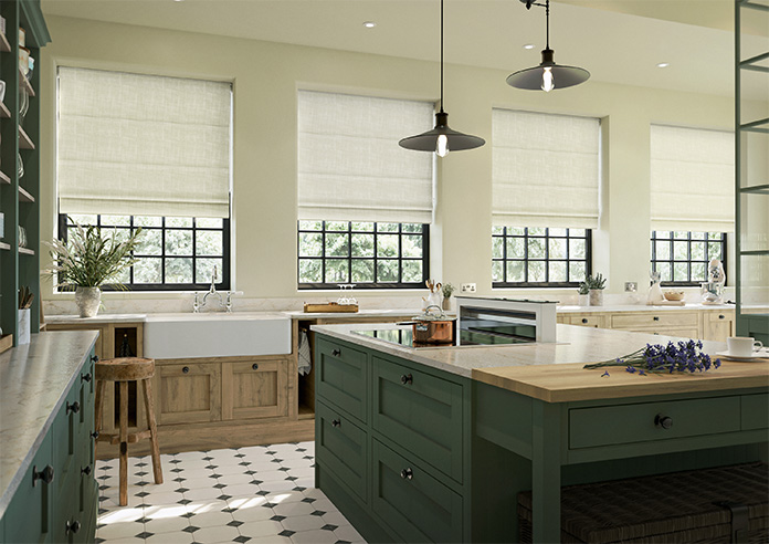 Samos, Silicon White - Roman Blind - Image 6